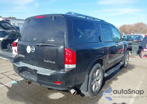 2011 Nissan Armada Platinum from USA, damaged, VIN 5N1AA0NC2BN624601